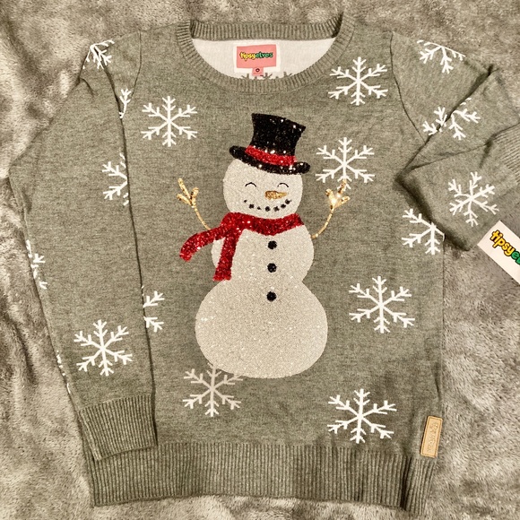 NWT Tipsy Elves Women’s Christmas Sequined Snow Day Sweater NEW WITH TAGS - Picture 3 of 8